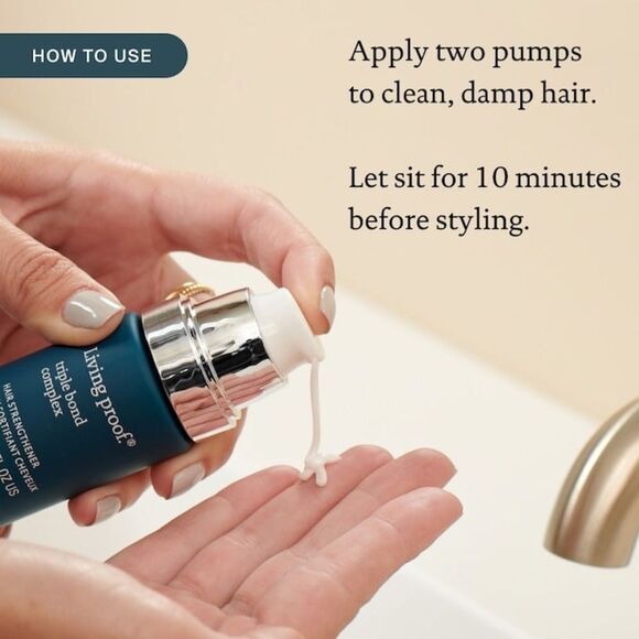 Living Proof Triple Bond Complex Leave-in Hair Treatment 1.5oz - Picture 6 of 9